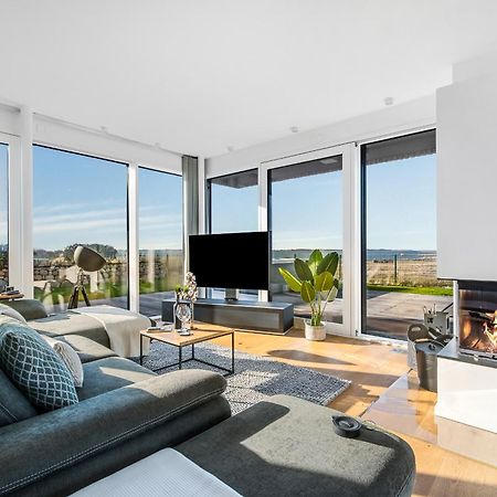 Villa King Erste Lage, Dachterrasse, Meerblick, Carport, Kamin, Sauna, Terrasse, Aussenrolllaeden Olpenitz Kültér fotó