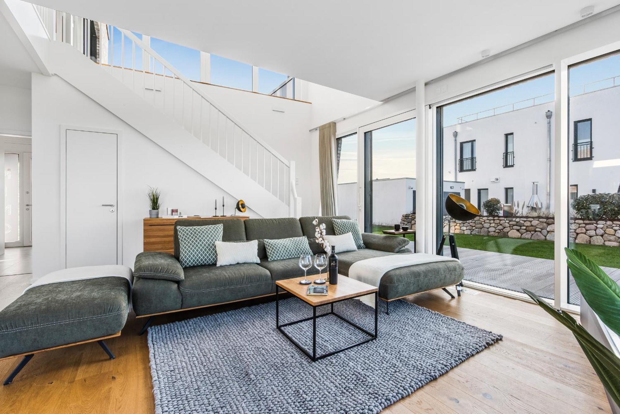 Villa King Erste Lage, Dachterrasse, Meerblick, Carport, Kamin, Sauna, Terrasse, Aussenrolllaeden Olpenitz Kültér fotó