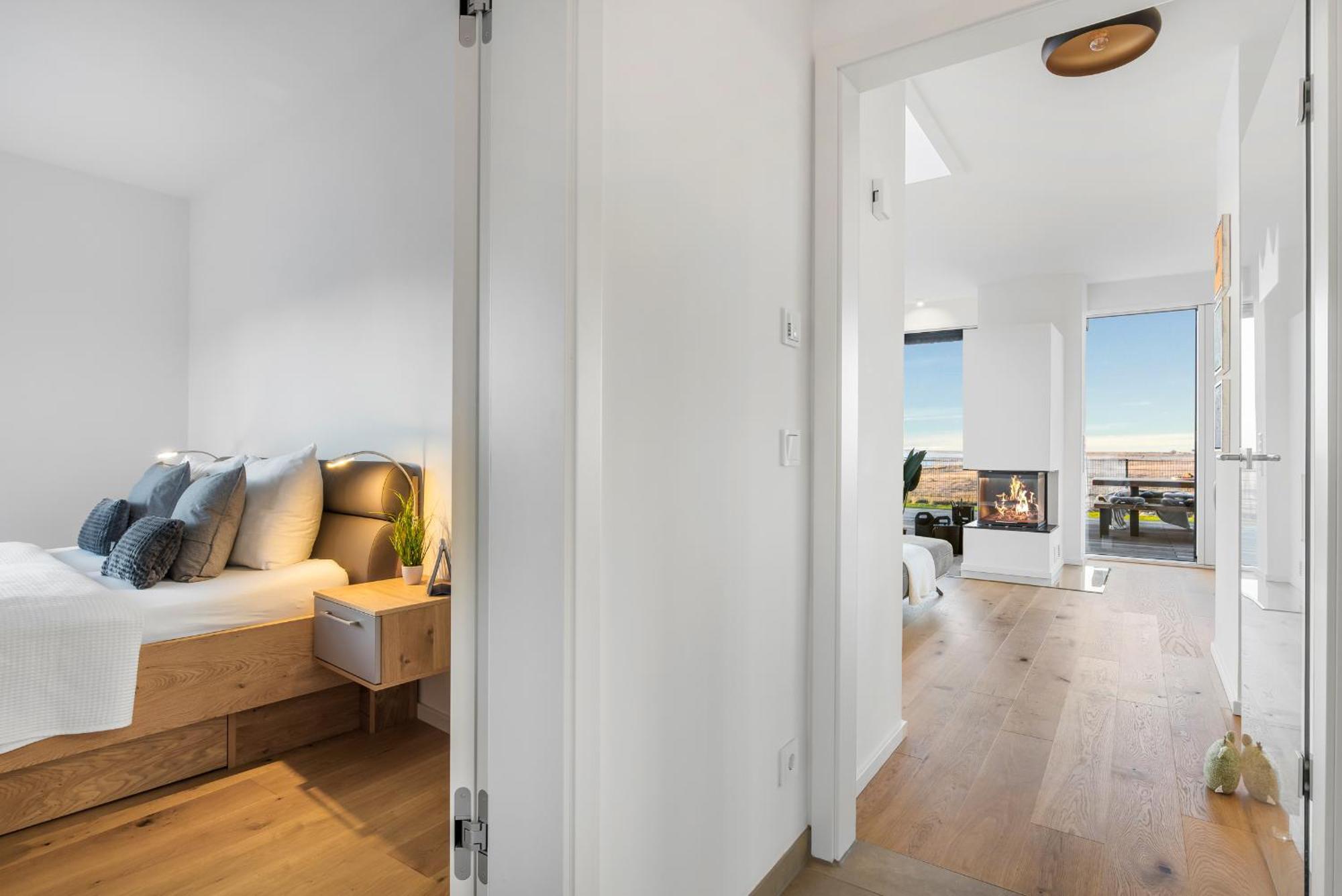 Villa King Erste Lage, Dachterrasse, Meerblick, Carport, Kamin, Sauna, Terrasse, Aussenrolllaeden Olpenitz Kültér fotó