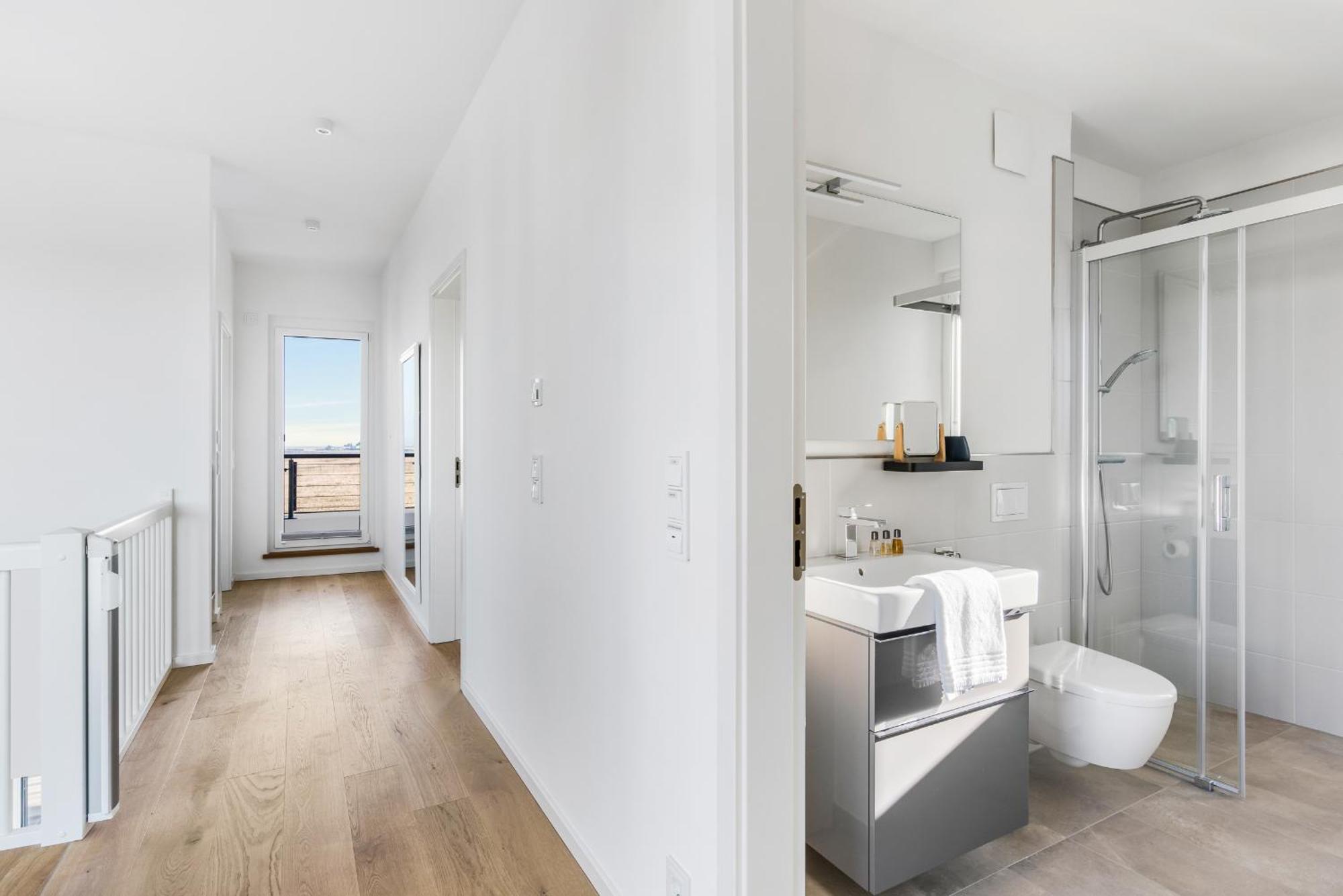 Villa King Erste Lage, Dachterrasse, Meerblick, Carport, Kamin, Sauna, Terrasse, Aussenrolllaeden Olpenitz Kültér fotó