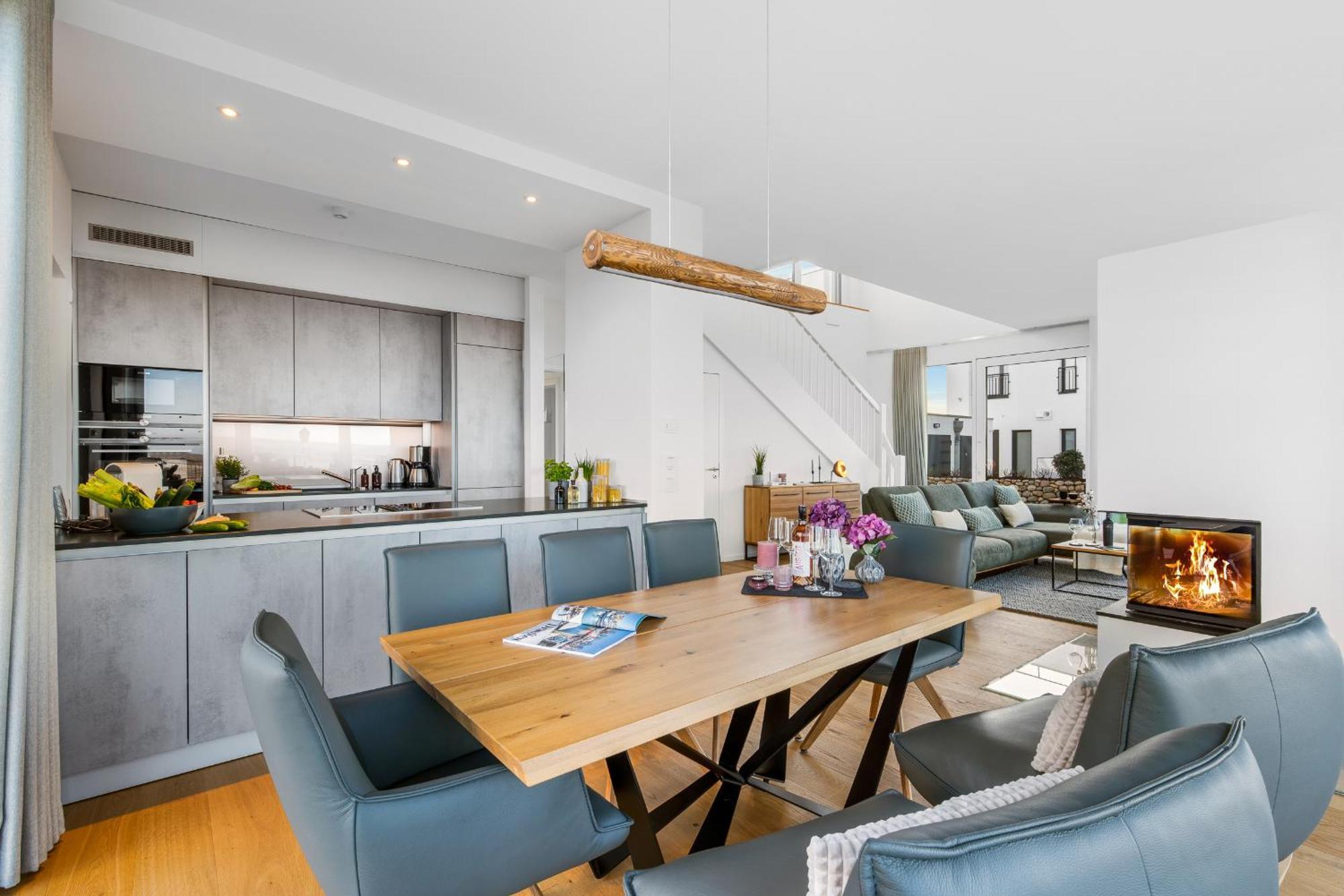 Villa King Erste Lage, Dachterrasse, Meerblick, Carport, Kamin, Sauna, Terrasse, Aussenrolllaeden Olpenitz Kültér fotó