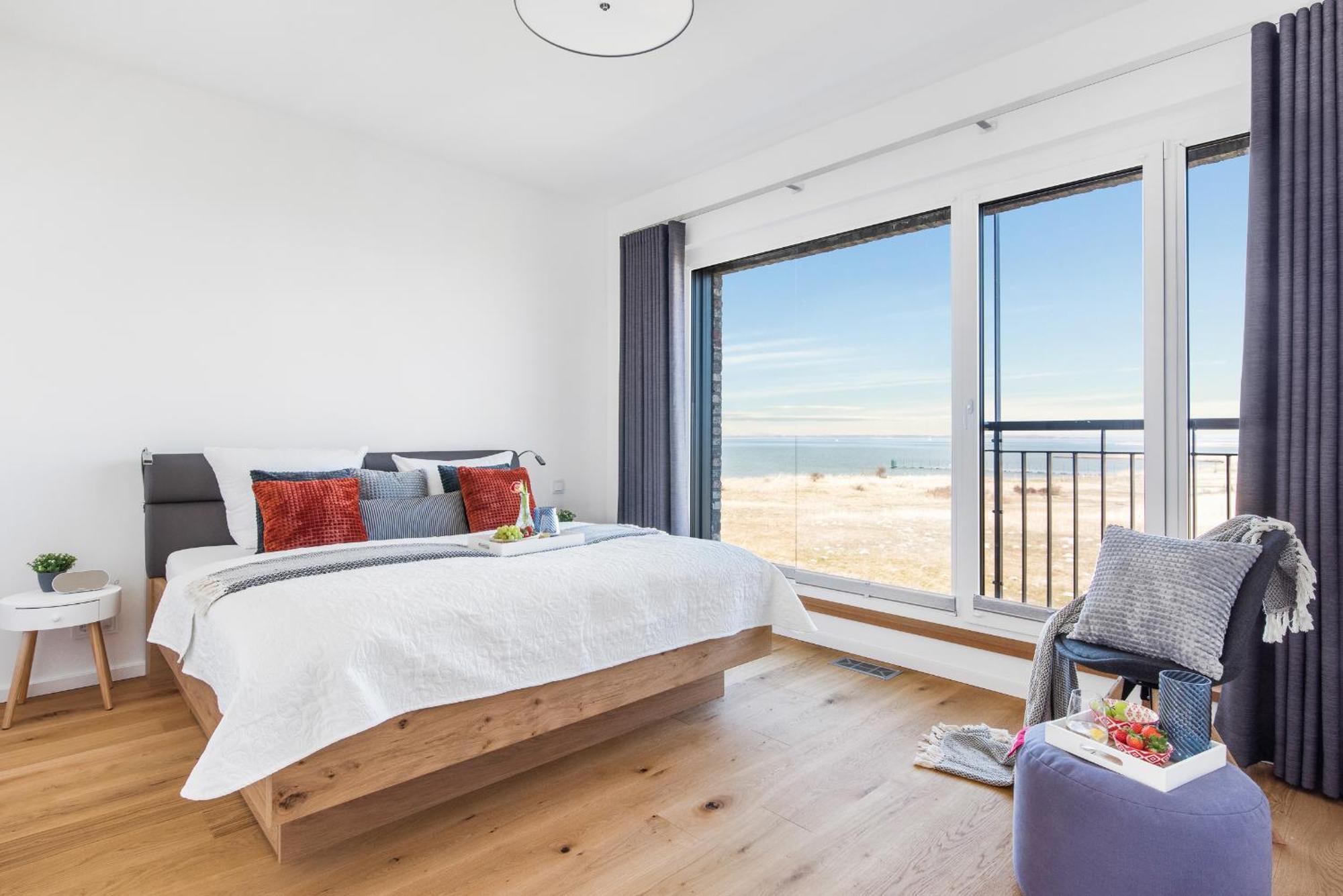 Villa King Erste Lage, Dachterrasse, Meerblick, Carport, Kamin, Sauna, Terrasse, Aussenrolllaeden Olpenitz Kültér fotó